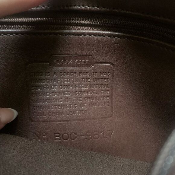 Vintage Rare Coach Unisex Double Zip Camera Brown Bag - Picture 8 of 8